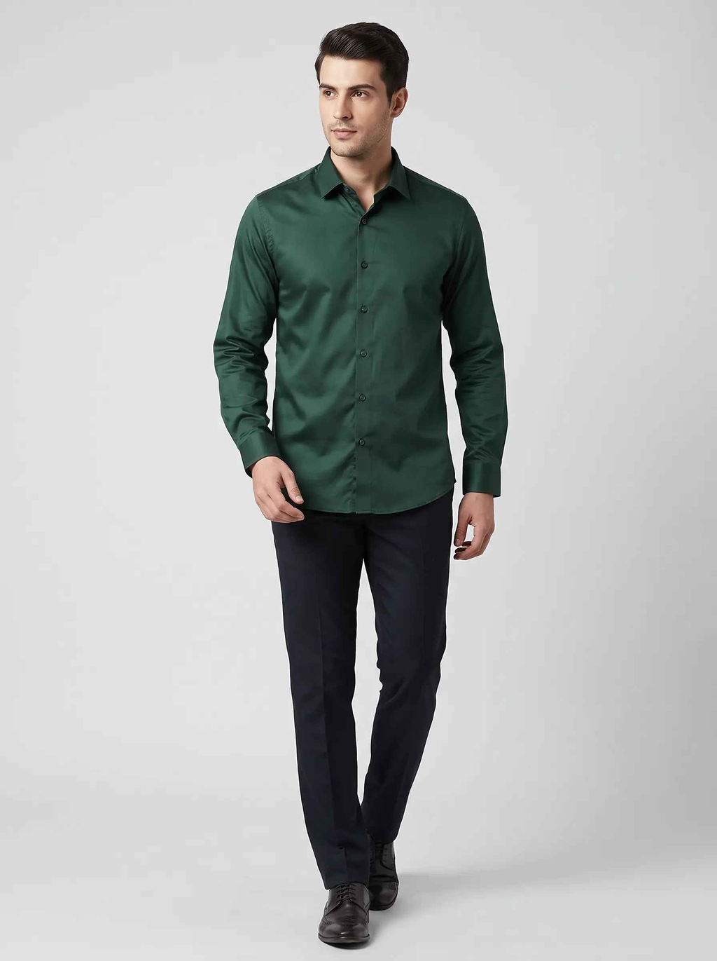 Rhino Crest Olive  Casual Shirt