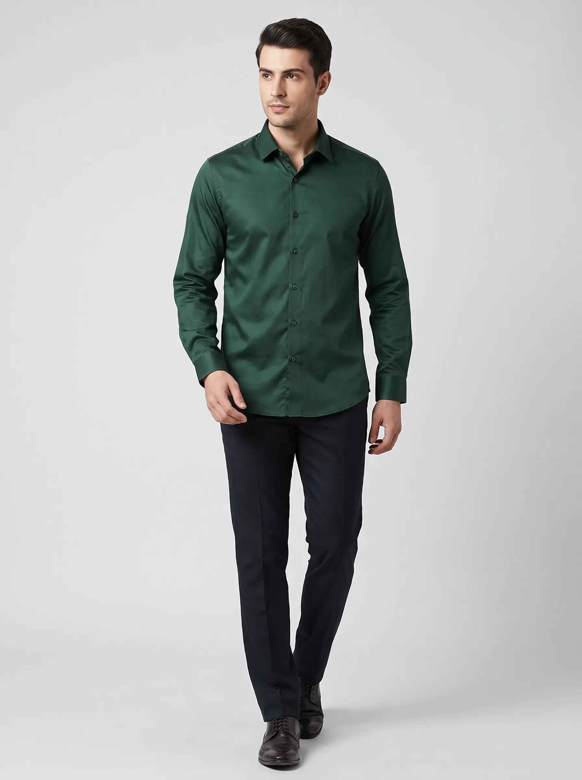 Rhino Crest Olive  Casual Shirt