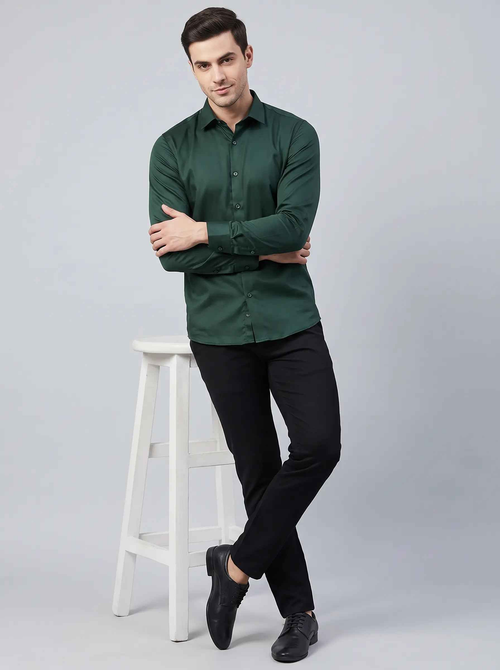 Rhino Crest Olive  Casual Shirt
