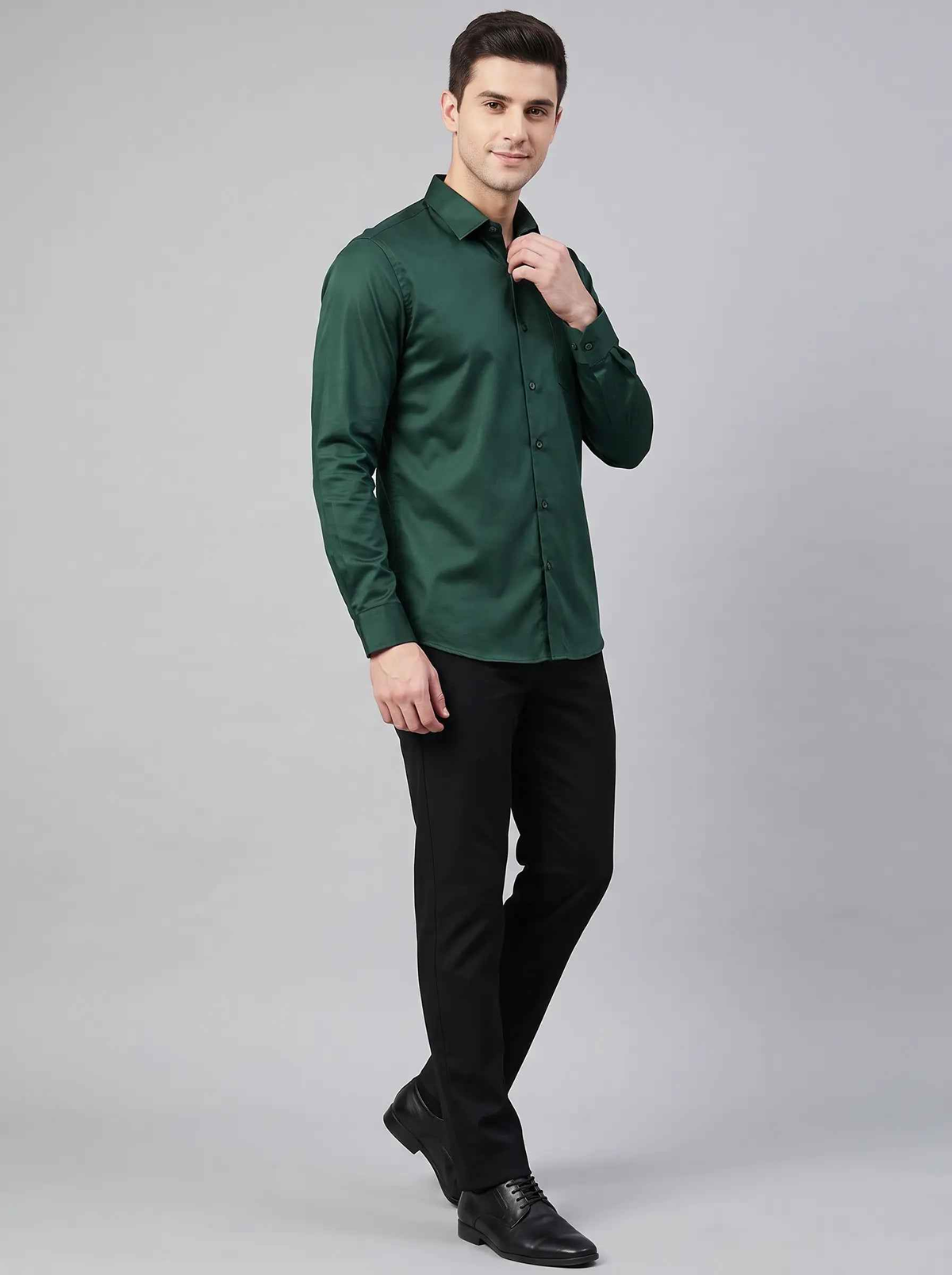 Rhino Crest Olive  Casual Shirt